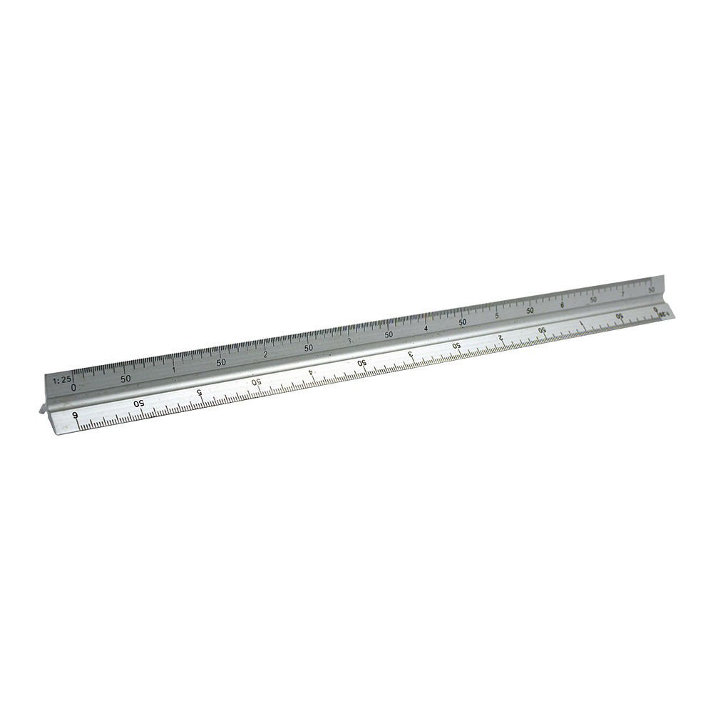 [H420232] Escalimetro De Aluminio Bestvalue 12. Aluminio. 12