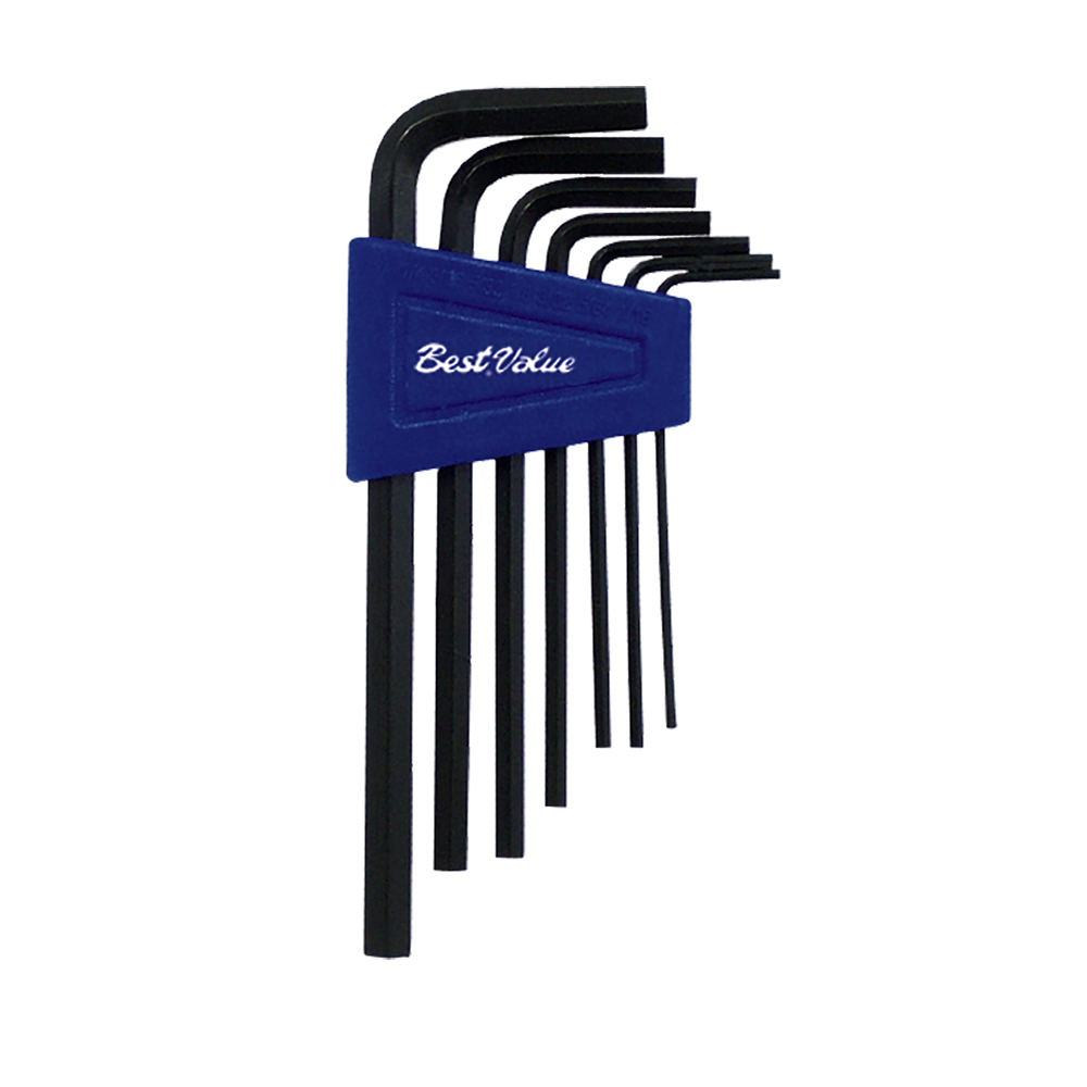 [H420381] Juego Llaves Allen 7pc Pul. Esmaltado. 7 Pcs