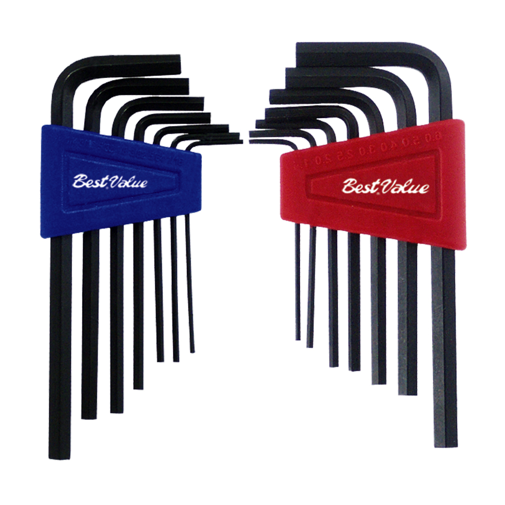 [H420385] Juego Llaves Allen 14pc Mm/pulg. Esmaltado. 14 Pcs