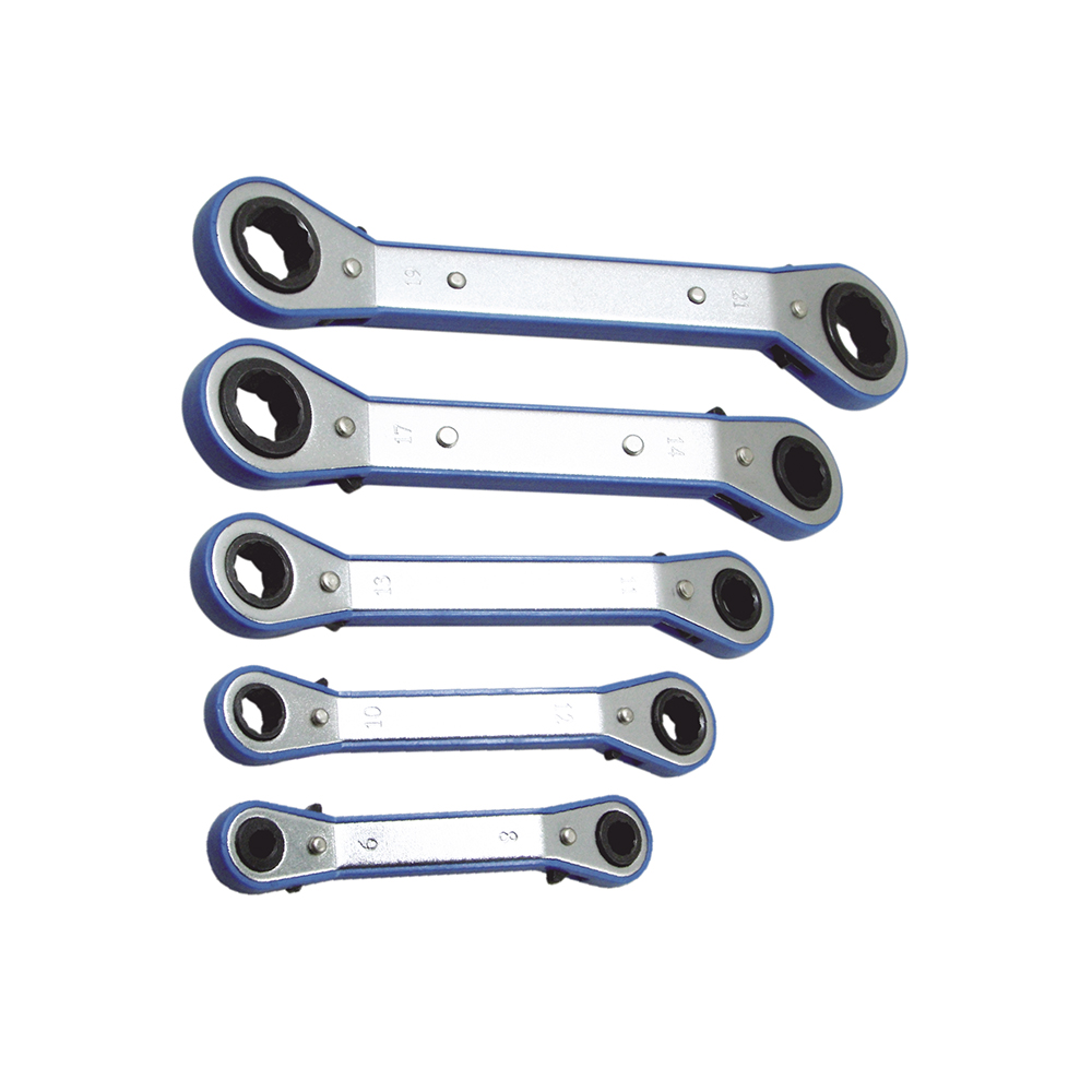 [H420418] Juego Llaves Cerradas Con Ratchet Mm 5pzas