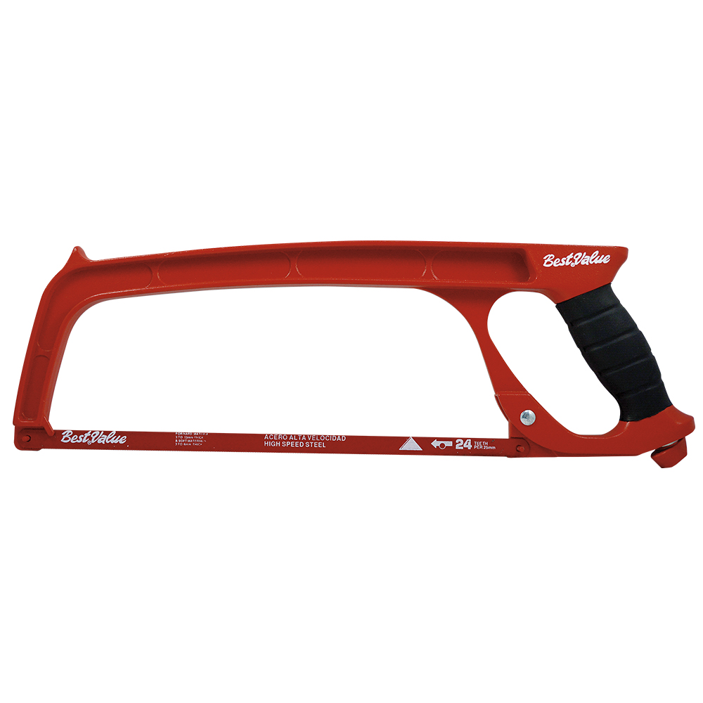 [H420703] Arco De Segueta Bestvalue Ergo Rojo. 12(300mm)