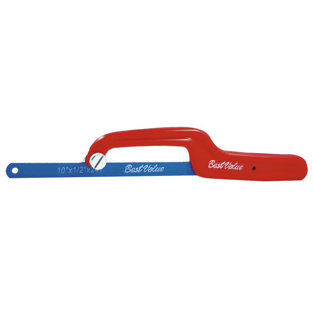 [H420705] Mini Arco Con Segueta. Rojo/ Azul. 12(300mm)