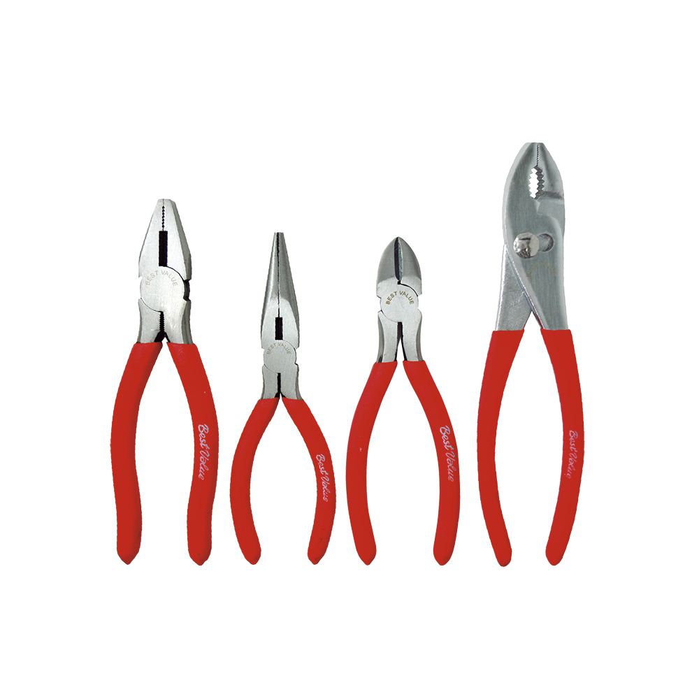 [H42089] Juego D/pinzas Surtidas 4pc. Acero Templado. 4pcs