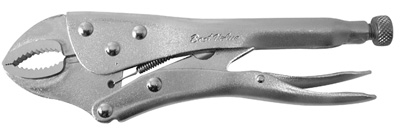 [H42106] Pinza De Presion Curva 10. Zincado. 10
