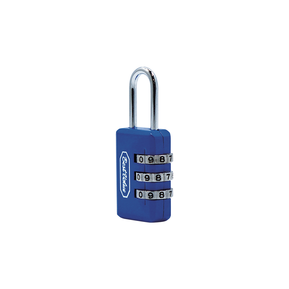 [C16691A] Candado Combinacion Para Maleta Azul. 60mm