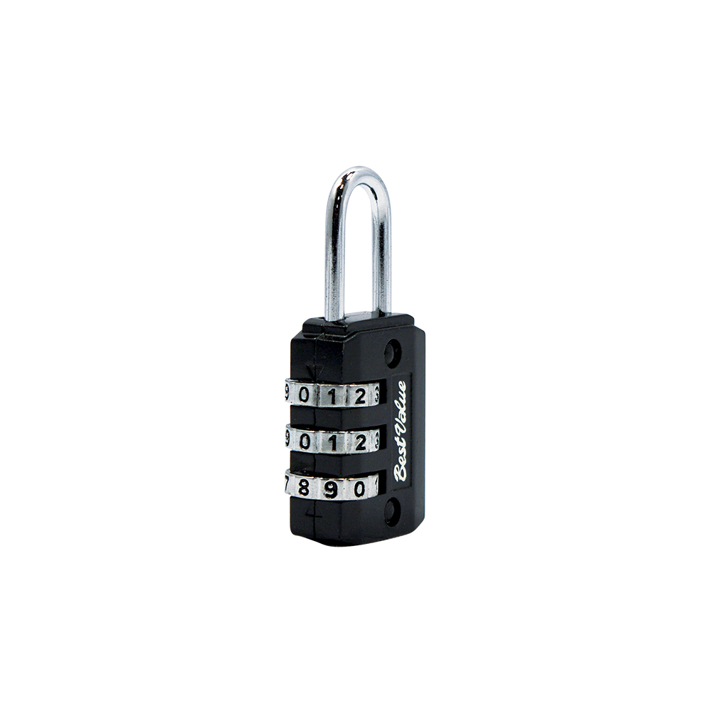 [C16695] Candado Combinacion Para Maleta Neg. Negro. 22mm