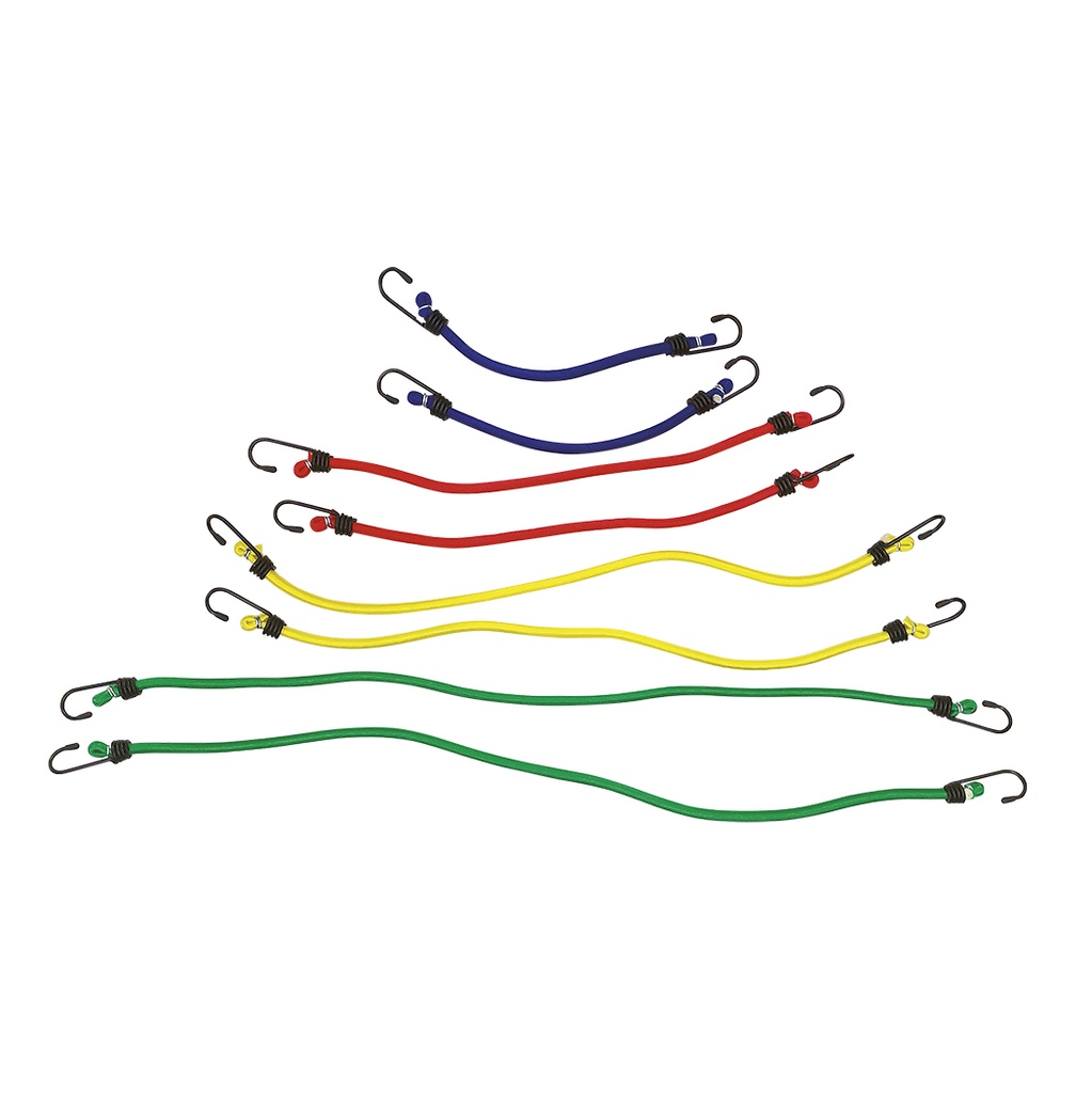 [H42708] Juego Cordon Elastico Surtido(8 Pcs). Elastico. 8 Pcs