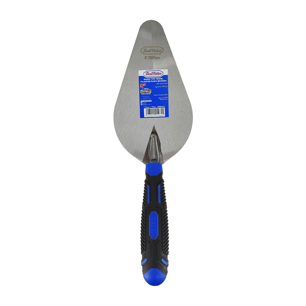 [H4281412] Cuchara Albañil 8 Mango Ergo Redondo. Azul.