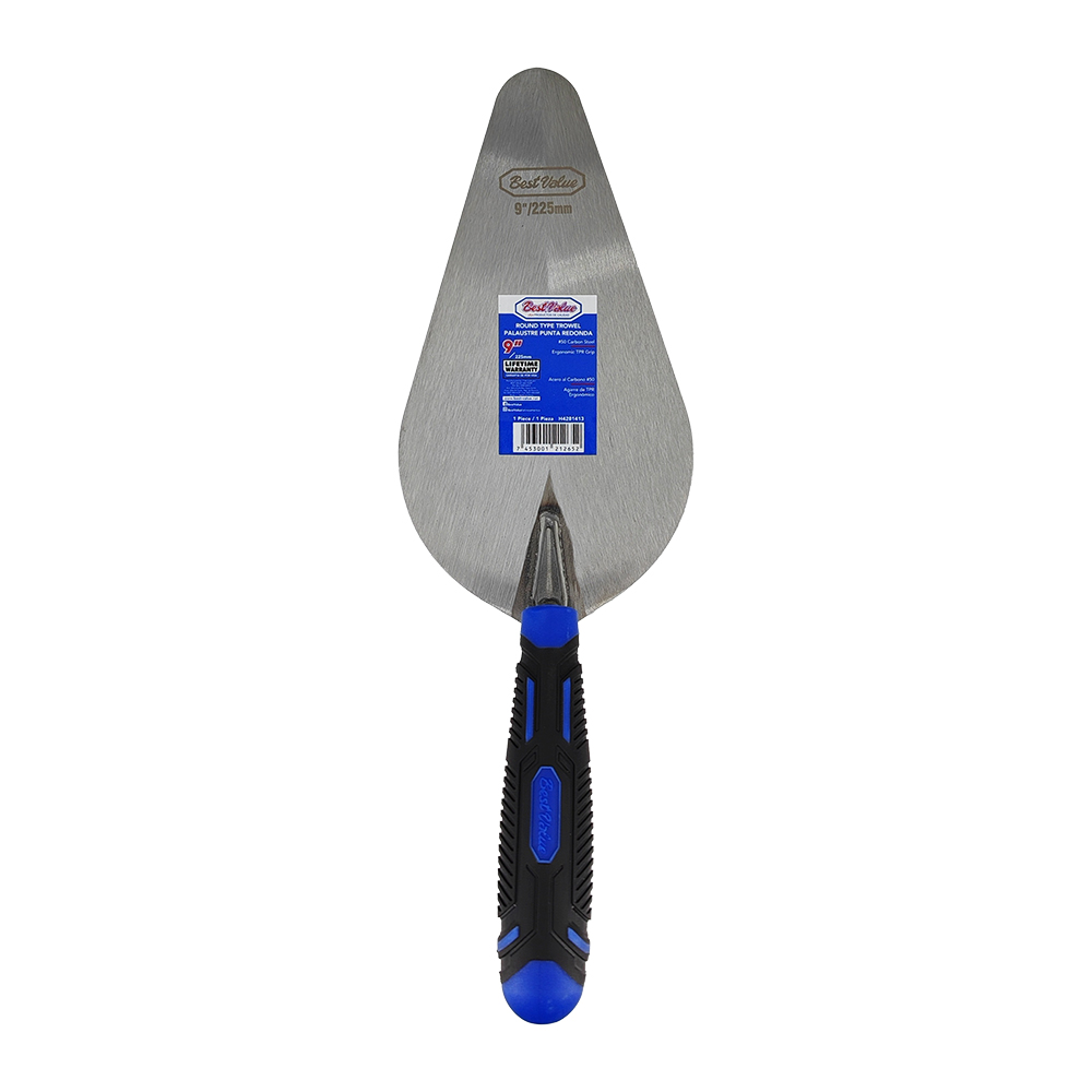 [H4281413] Cuchara Albañil 9 Mango Ergo Redondo. Azul.