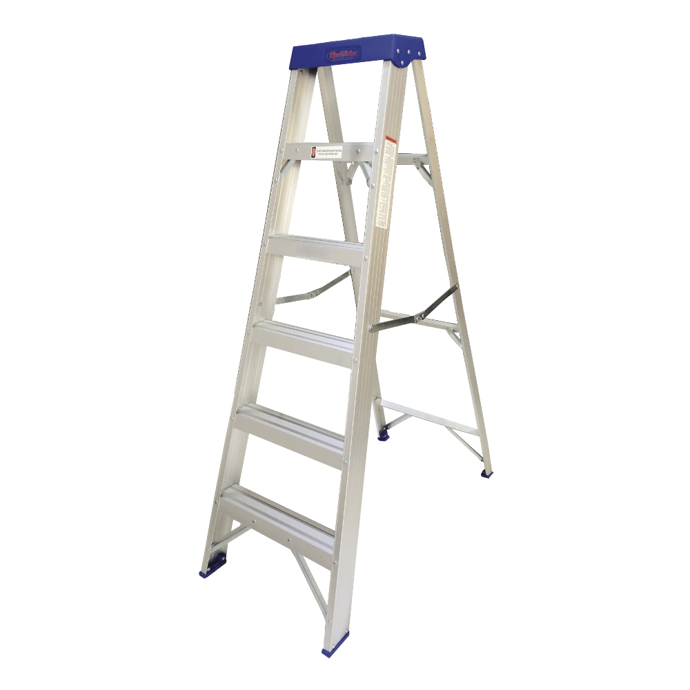 [H52006] Escalera Alum. Tijera (225lb) 6'. Aluminio. 6'