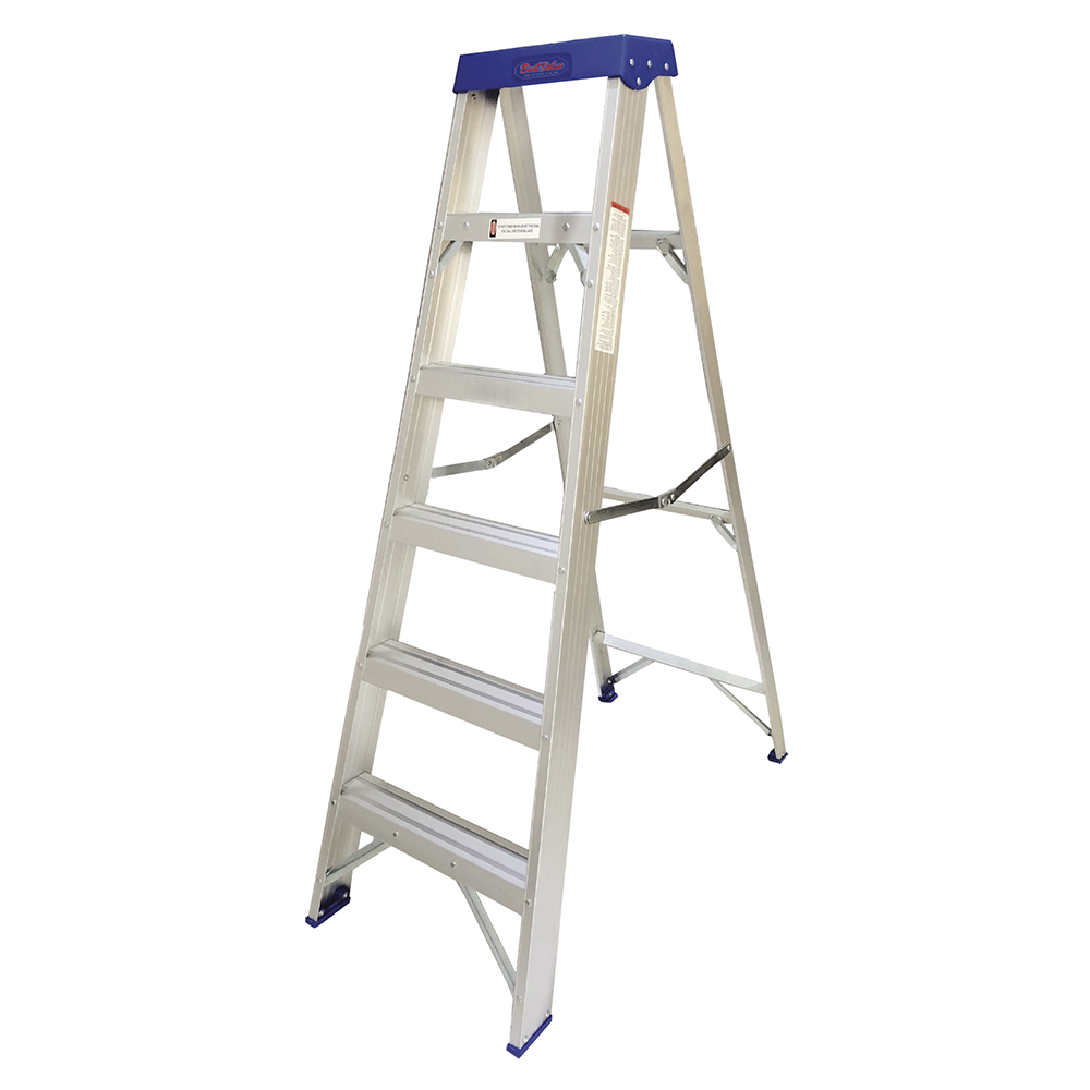 [H52008] Escalera Alum. Tijera (225lb) 8'. Aluminio. 8'