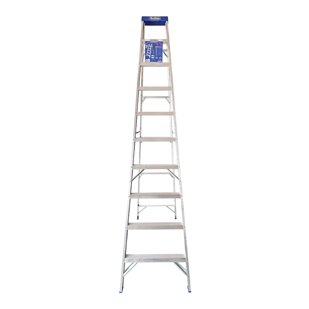 [H52009] Escalera Alum. Tijera (225lb) 10'. Aluminio. 10
