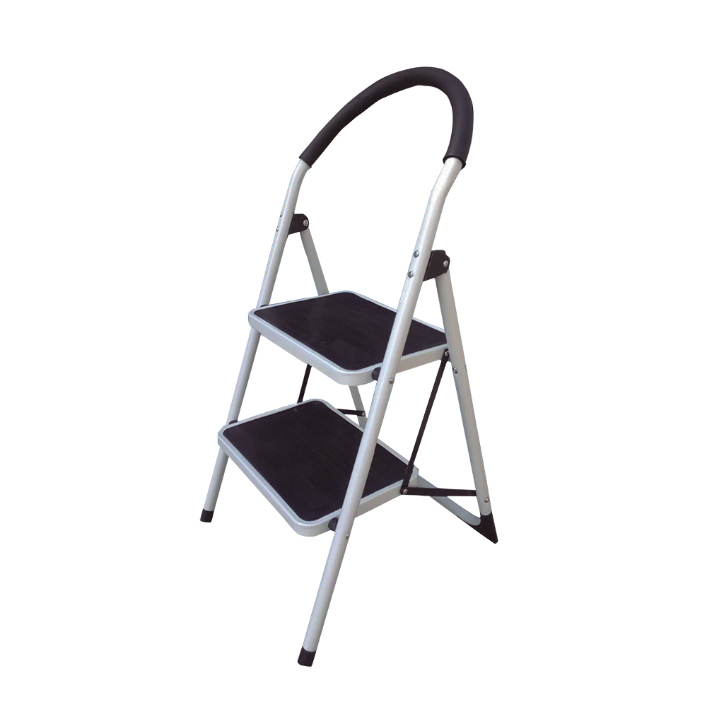 [H52011] Escalera Tubular Acero 2esca (225lb) 1. 6'. Aluminio. 4'