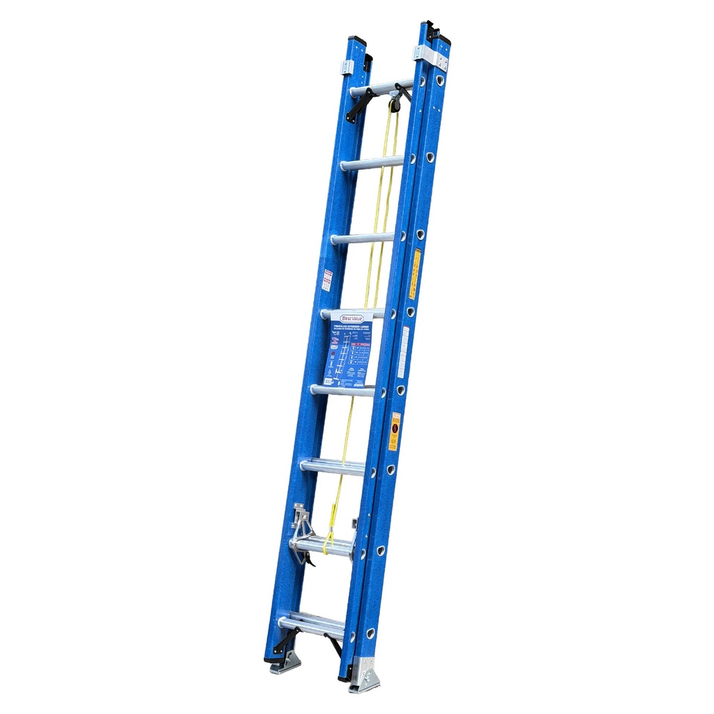[H52051] ESCALERA EXTENSION FIBRA DE VIDRIO 20' 175KG BEST VALUE