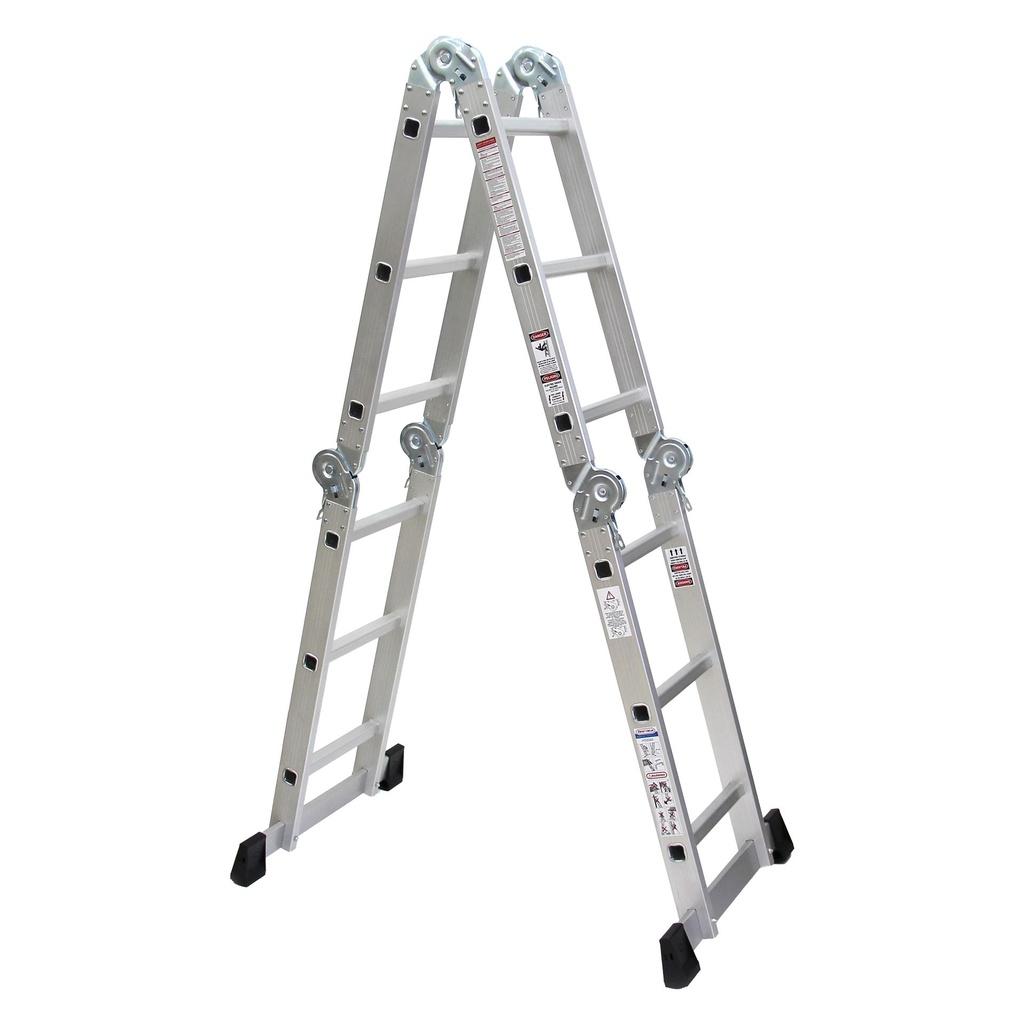 [H52060] ESCALERA MULTIPROPOSITO ALUMINIO 4X3 150KG BEST VALUE