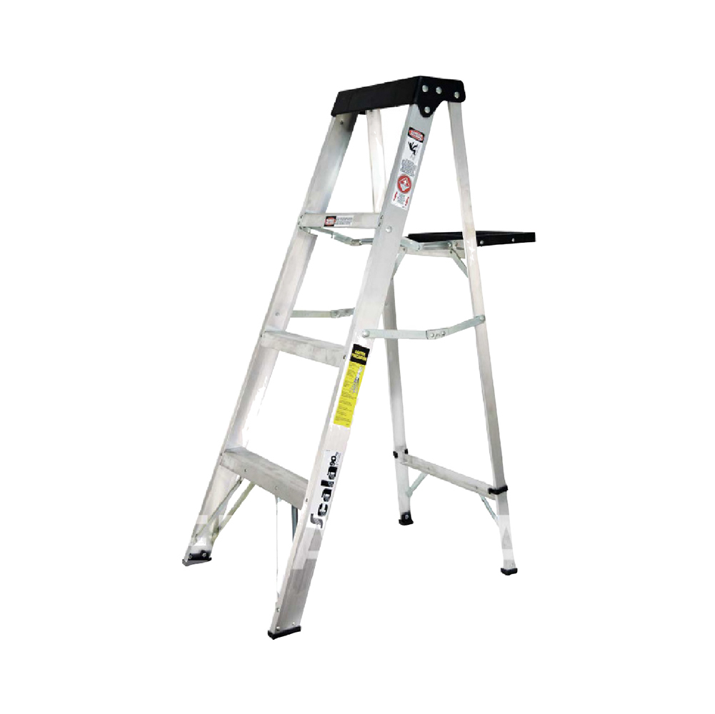[H56007] Escalera Scala Alum. Tijera (200lb) 6'. Aluminio. 6'