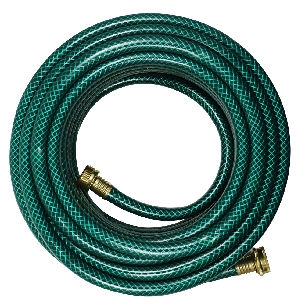 [J02MR185] Manguera Reforzada 5/8 X 100' 3capas. Pvc. 100'. Transparente