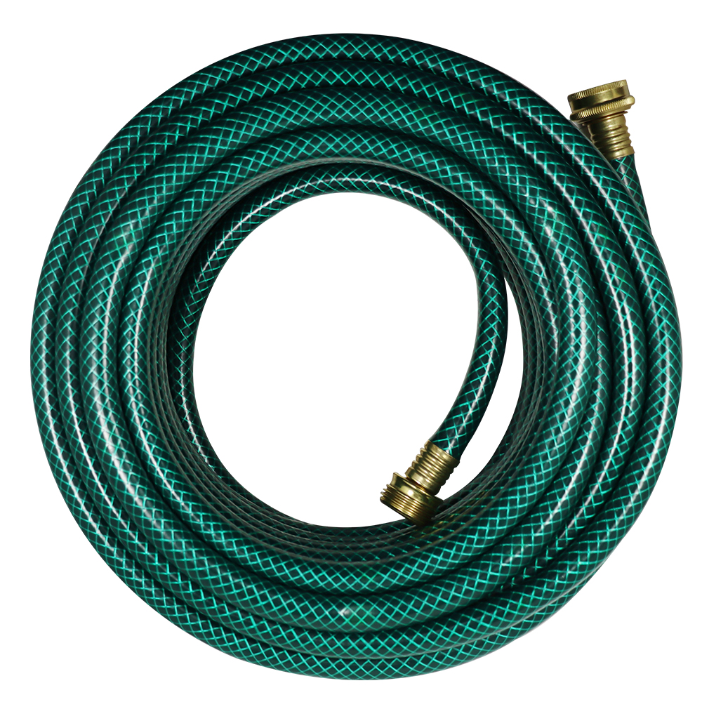 [J02MR285] Manguera Reforzada 3/4 X 100' 3capas. Pvc. 100'. Transparente
