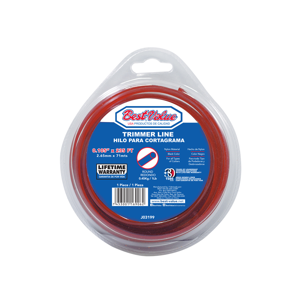 [J03199] Hilo Cortagrama. 105(235')negro Red 1lb. Negro. 0. 105” (negro)