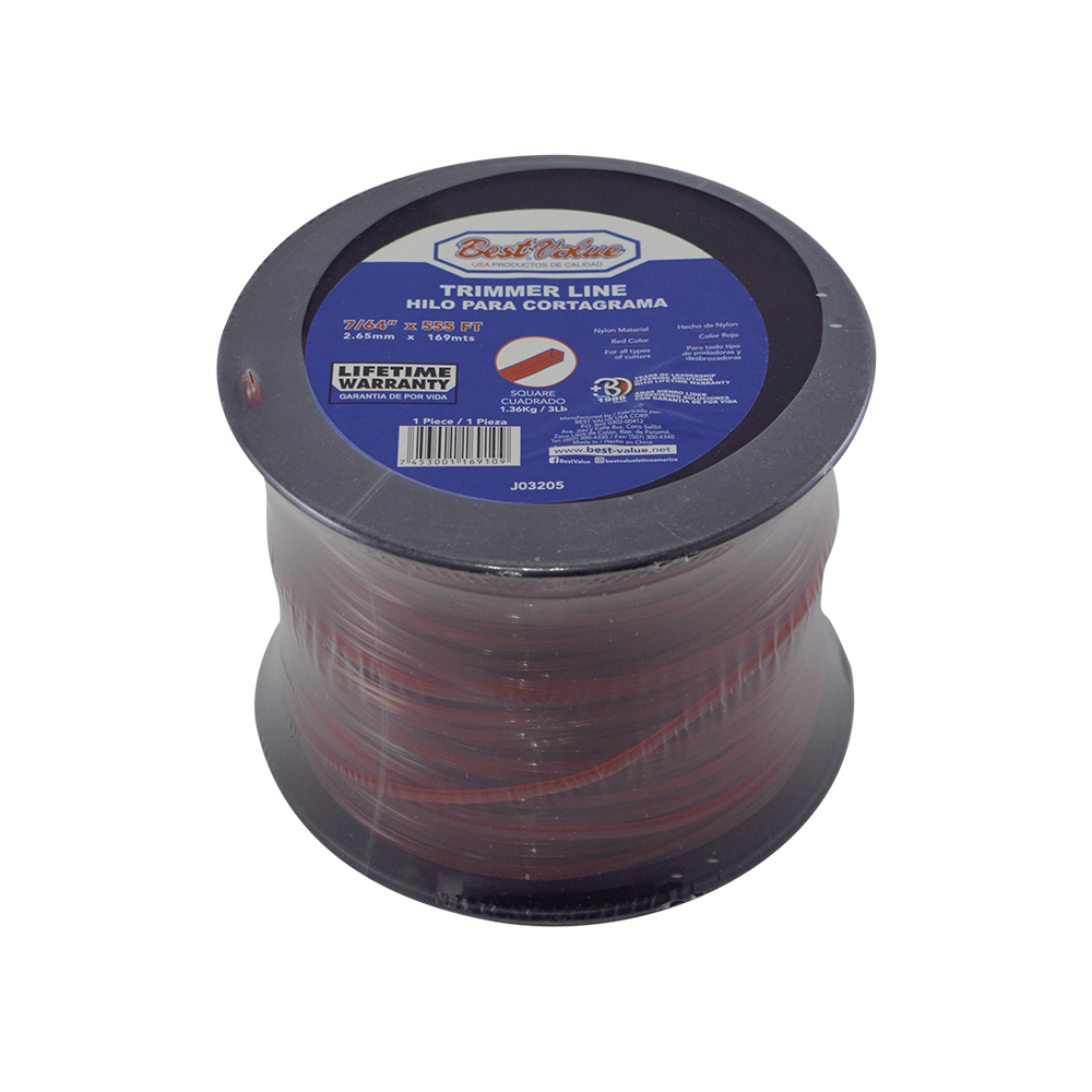 [J03205] Hilo Cortagrama. 105(555') Rojo Cua 3lb. Rojo. 0. 105” (rojo)