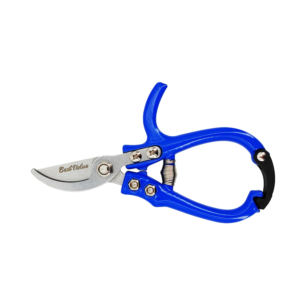 [J13036] Tijera Curva Para Frutas. Azul. 6