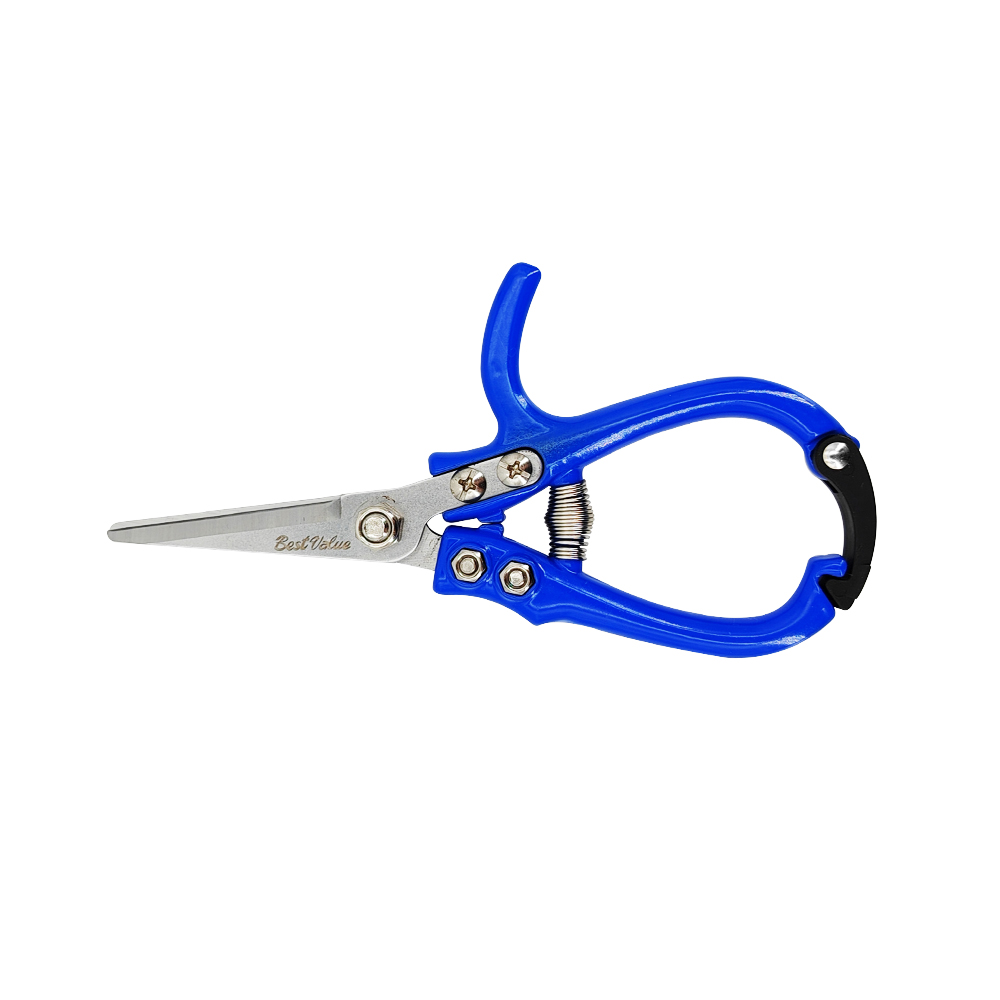 [J13037] Tijera Recta Para Frutas. Azul. 6