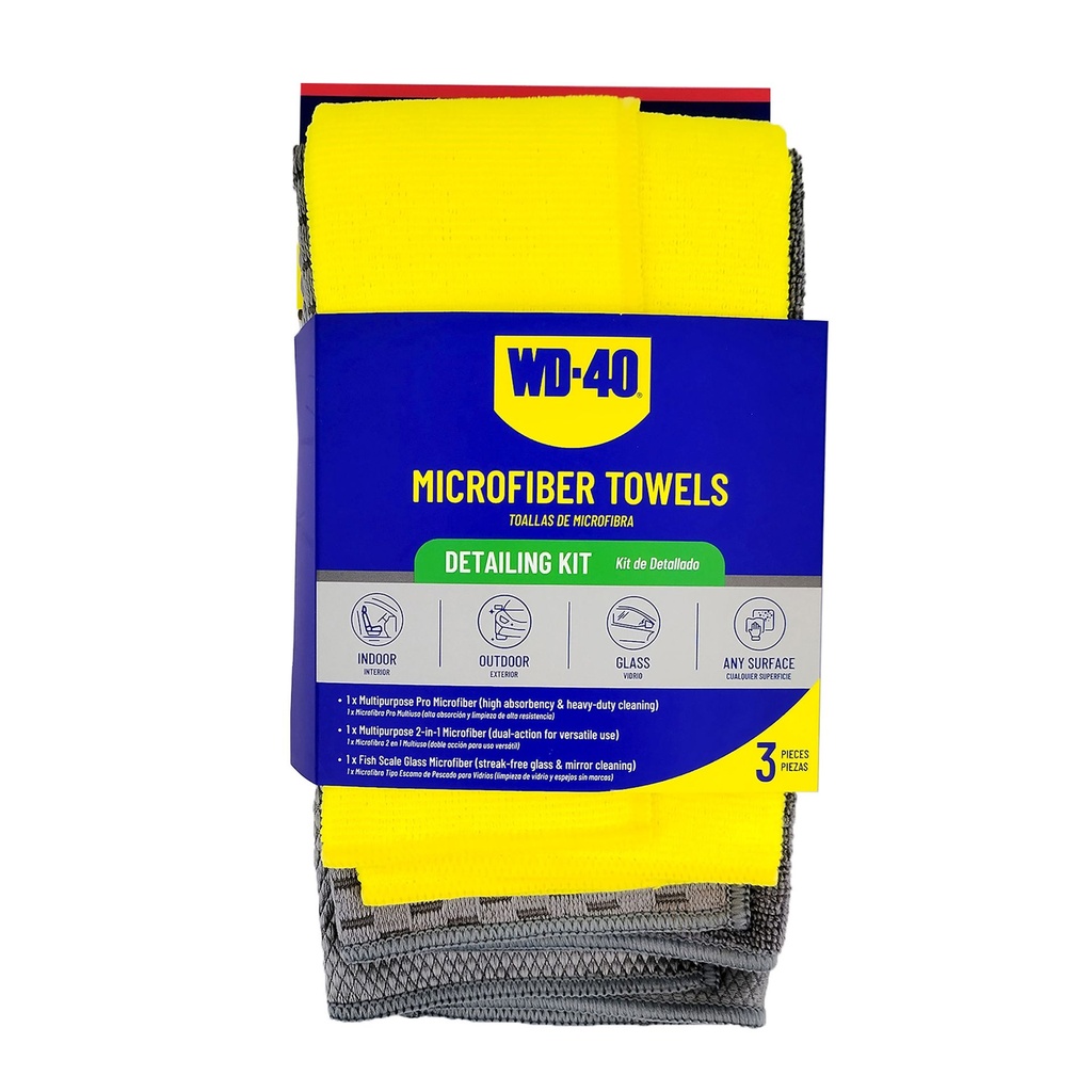 [L40300] TOALLAS DE MICROFIBRA SURTIDAS 3PCS