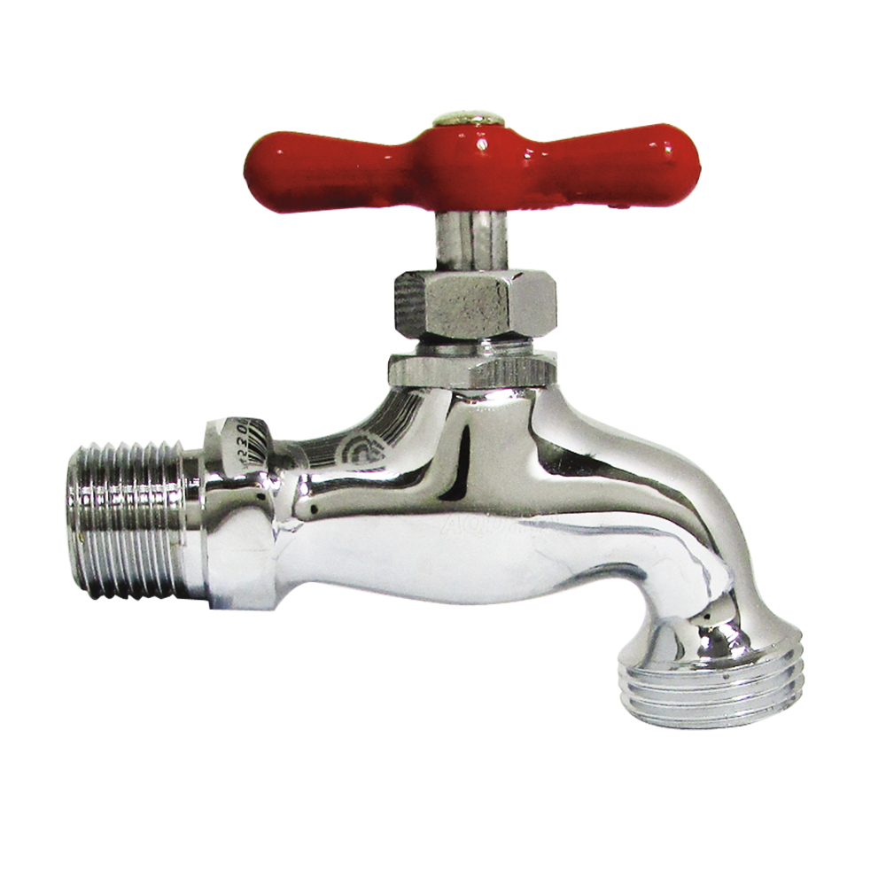 [P01165] Llave R/manguera 1/2 Cromada Pesada Aquina. Cromado.