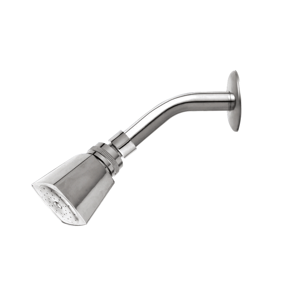 [P01325] Regadera Para Baño Cuadrada Cromo 2 Aquina. Cromado.