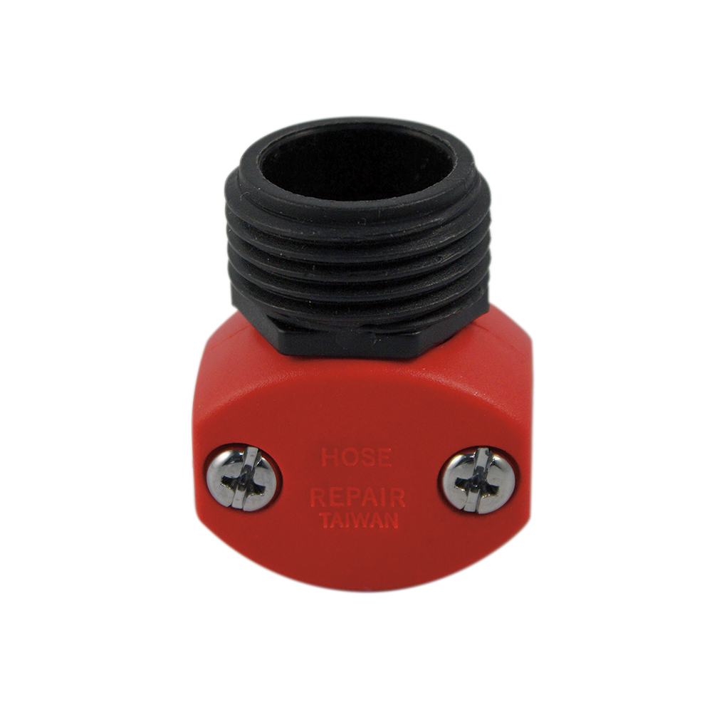[P014471] Coupling Macho Para Manguera Plast. 1/2. Negro/ Rojo. 1/2
