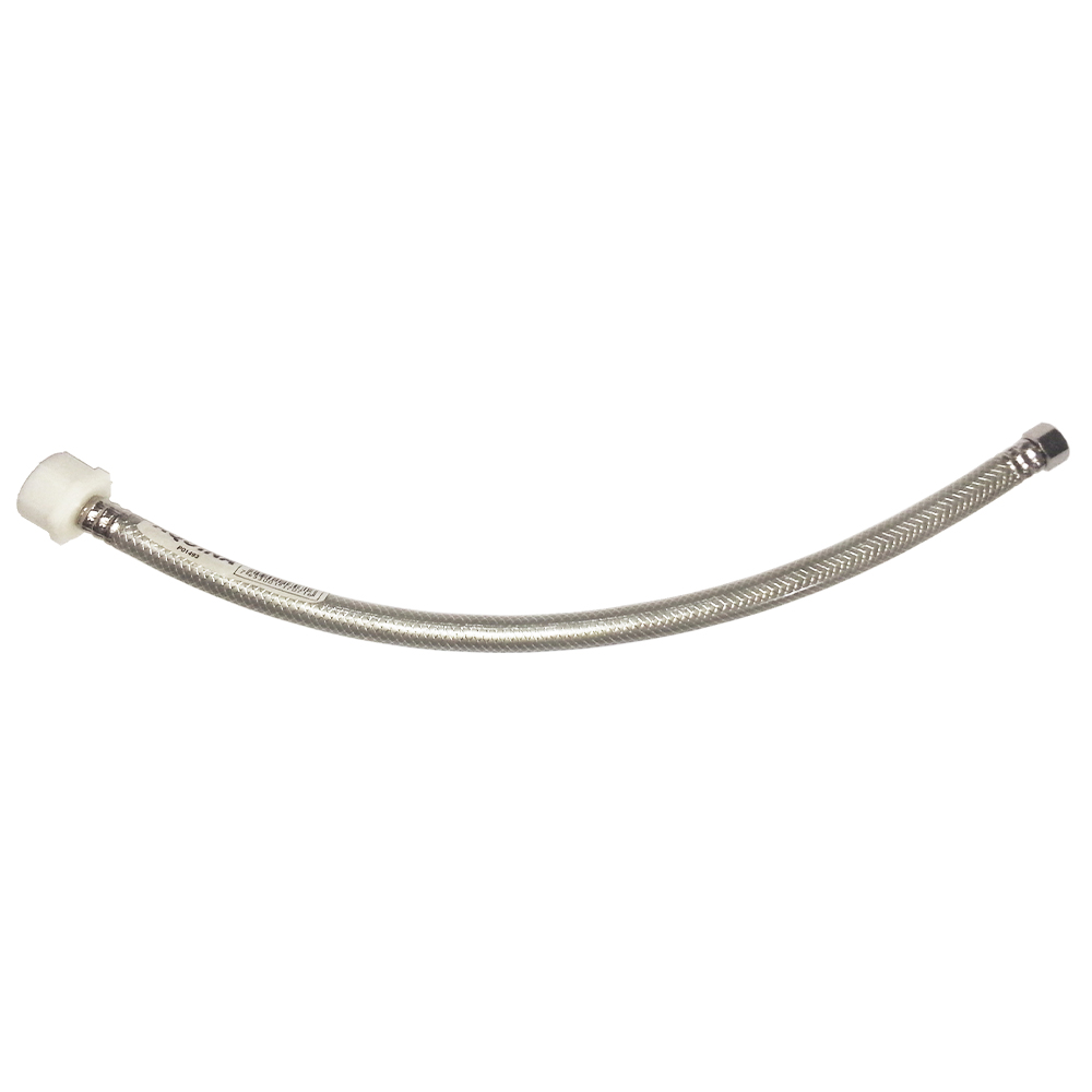 [P01493] Manguera Abasto Gris Para Inodoro De 16 Aquina. Pvc.
