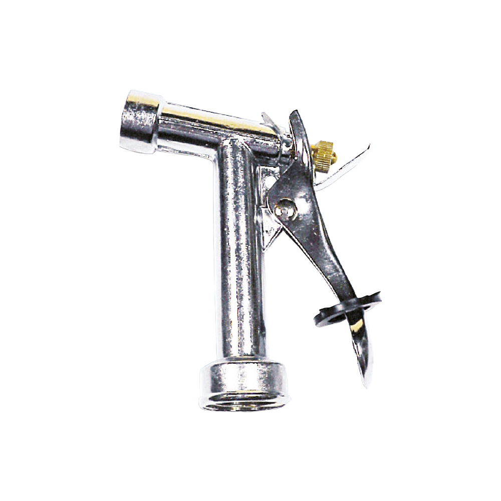 [P01607] Pistola Para Manguera De Metal. Cromado. 4-1/2 (113mm)
