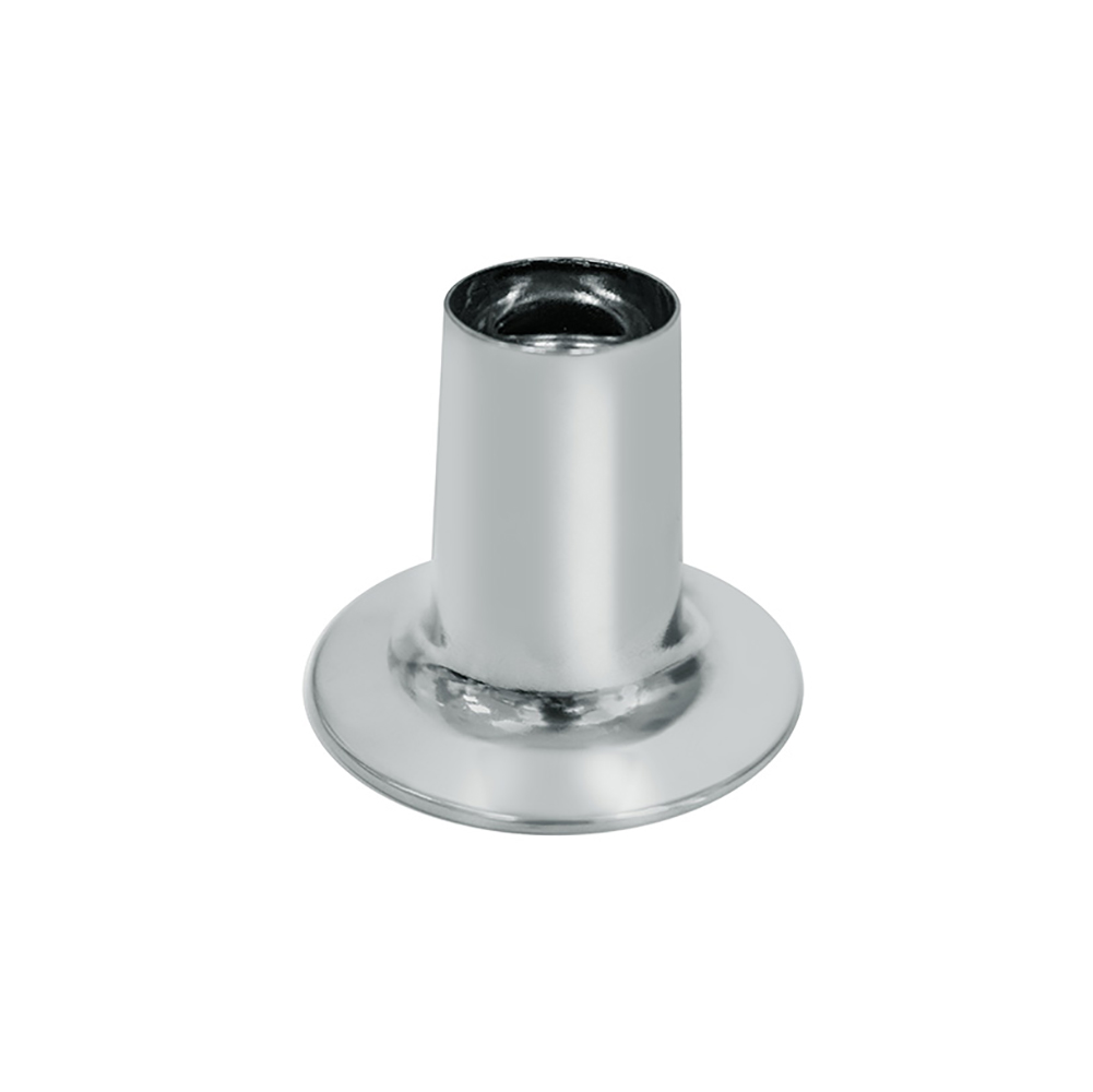 [P01609] Flange De Metal Cromado Para Llave Bano Aquina.