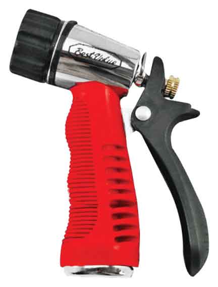 [P01620] Pistola Para Manguera Metal/caucho. Negro/ Rojo. 4-1/2 (113mm)