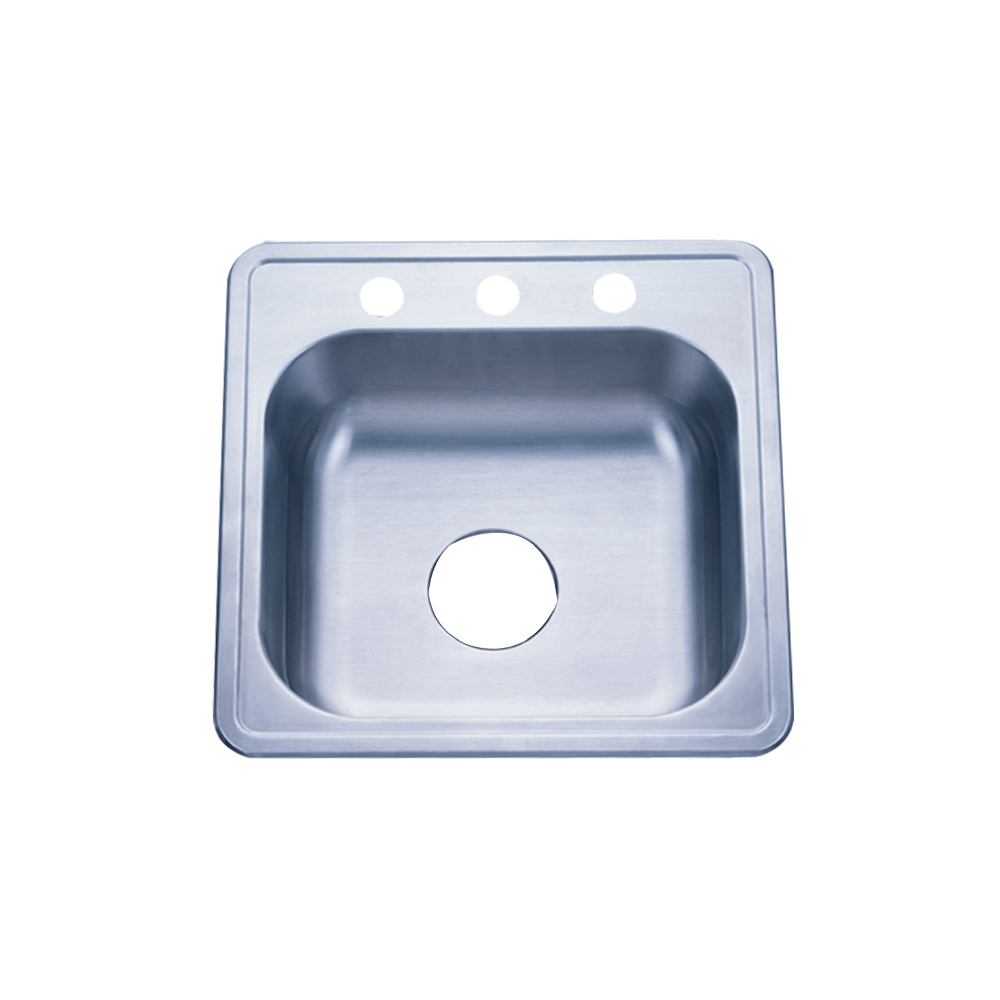 [P021919] Fregador Sencillo 19x19x6 Aquina. Acero Inoxidable. 19 X
