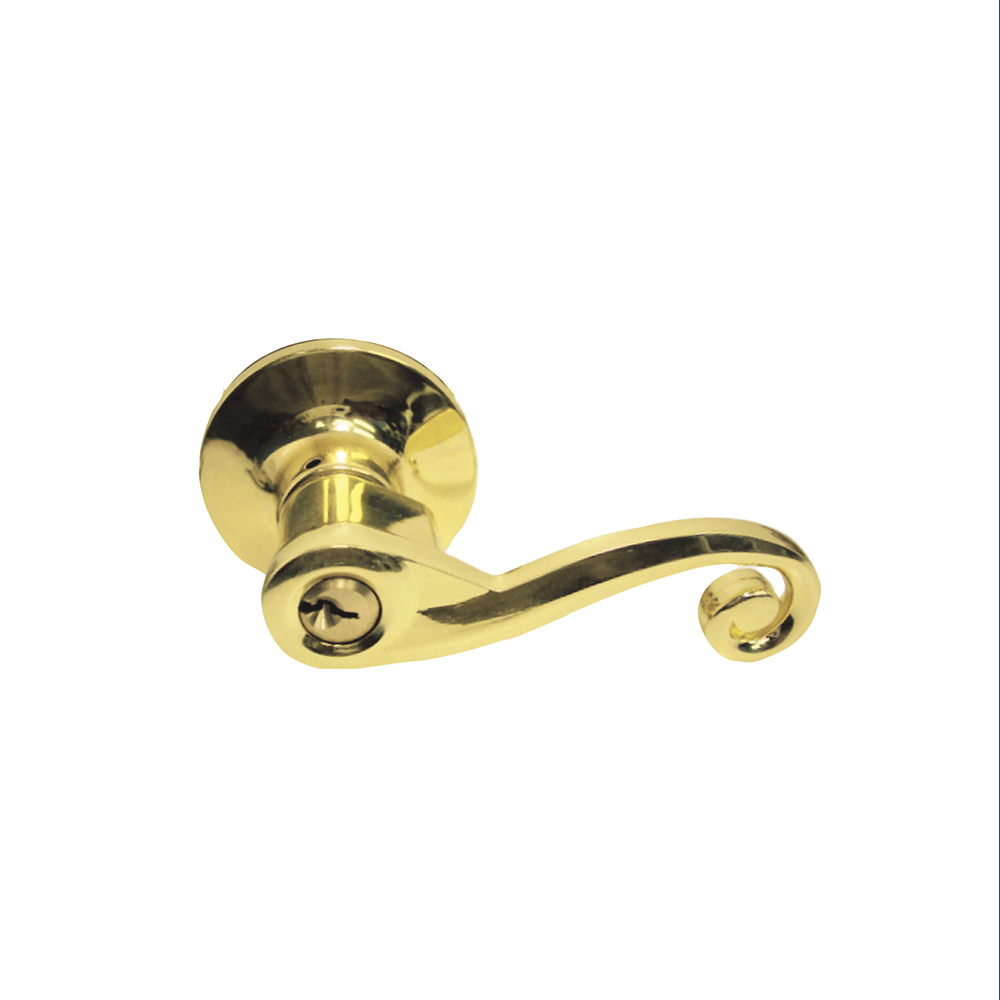[C171120] Cerradura Con Llave Manigueta Bp. Dorado. 2-3/8