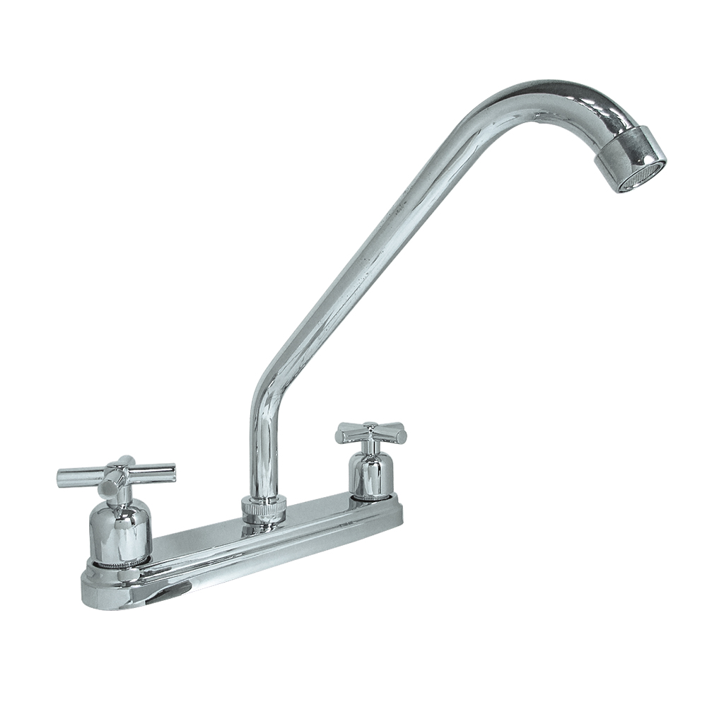 [P03125] Llave D/fregador Doble Luxor 8 Aquina. Cromado.