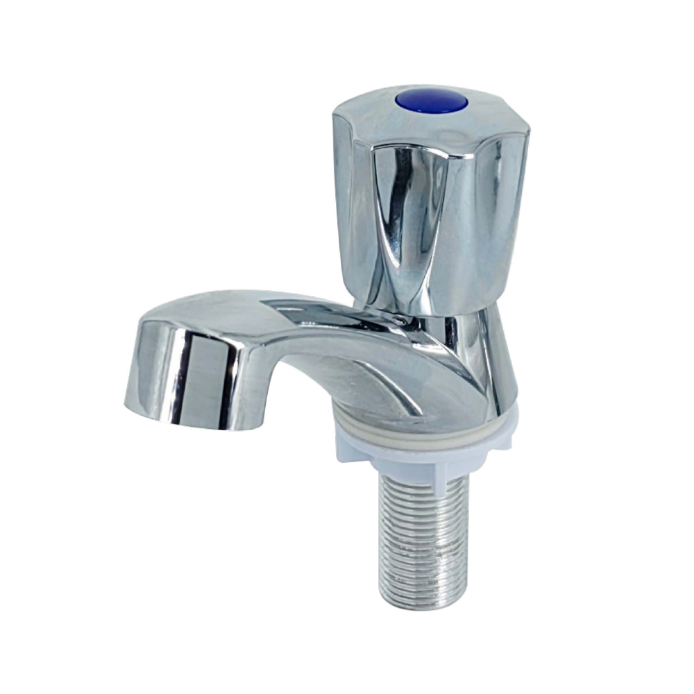 [P03142] Llave Sencilla Para Lavamanos Plastica Aquina. Cromado