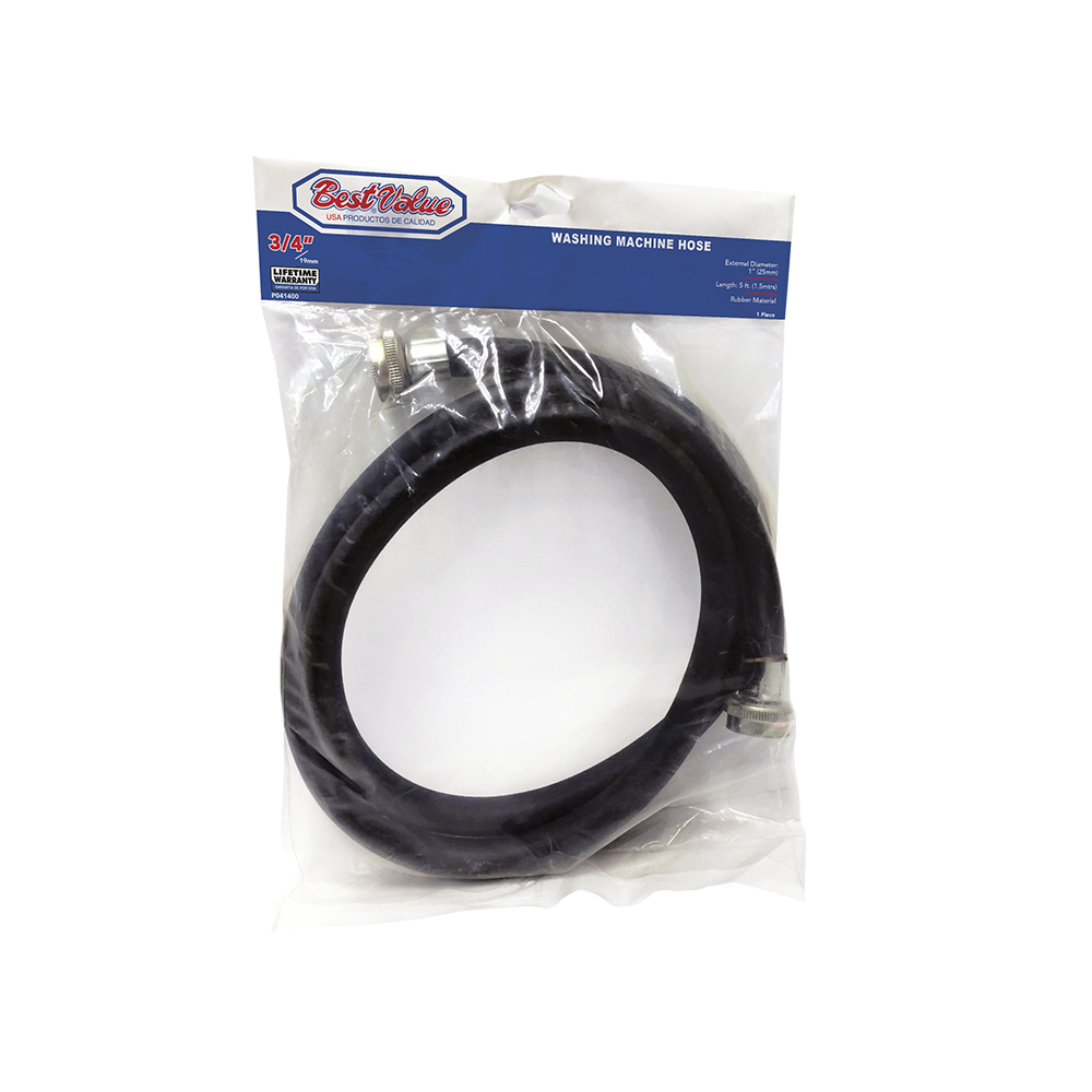 [P041400] Manguera Para Lavadora De 5'. Negro. 5 Pies (1. 5mts)