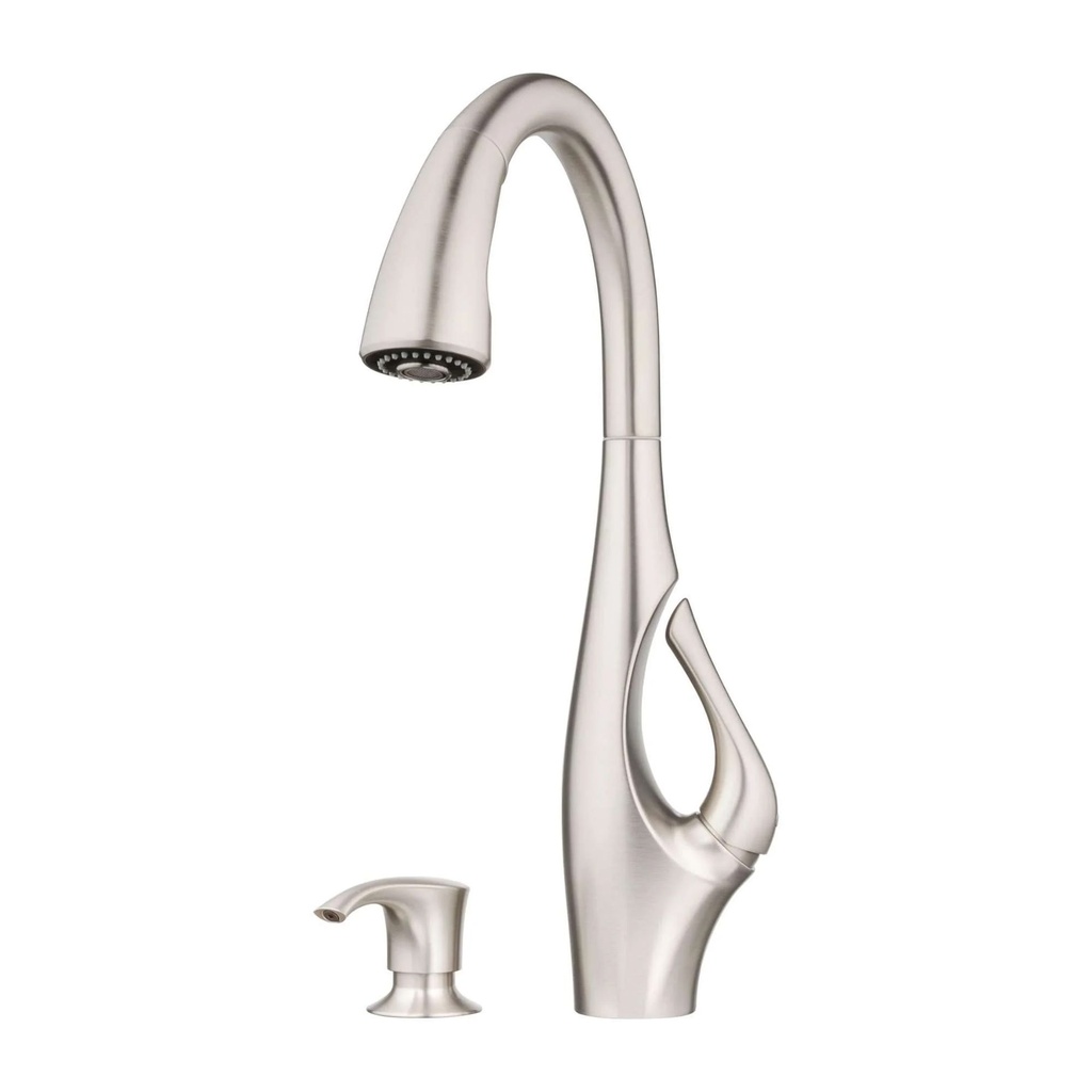 [P0607120] Llave de fregador sencilla Pfister Indira F5297NDGS