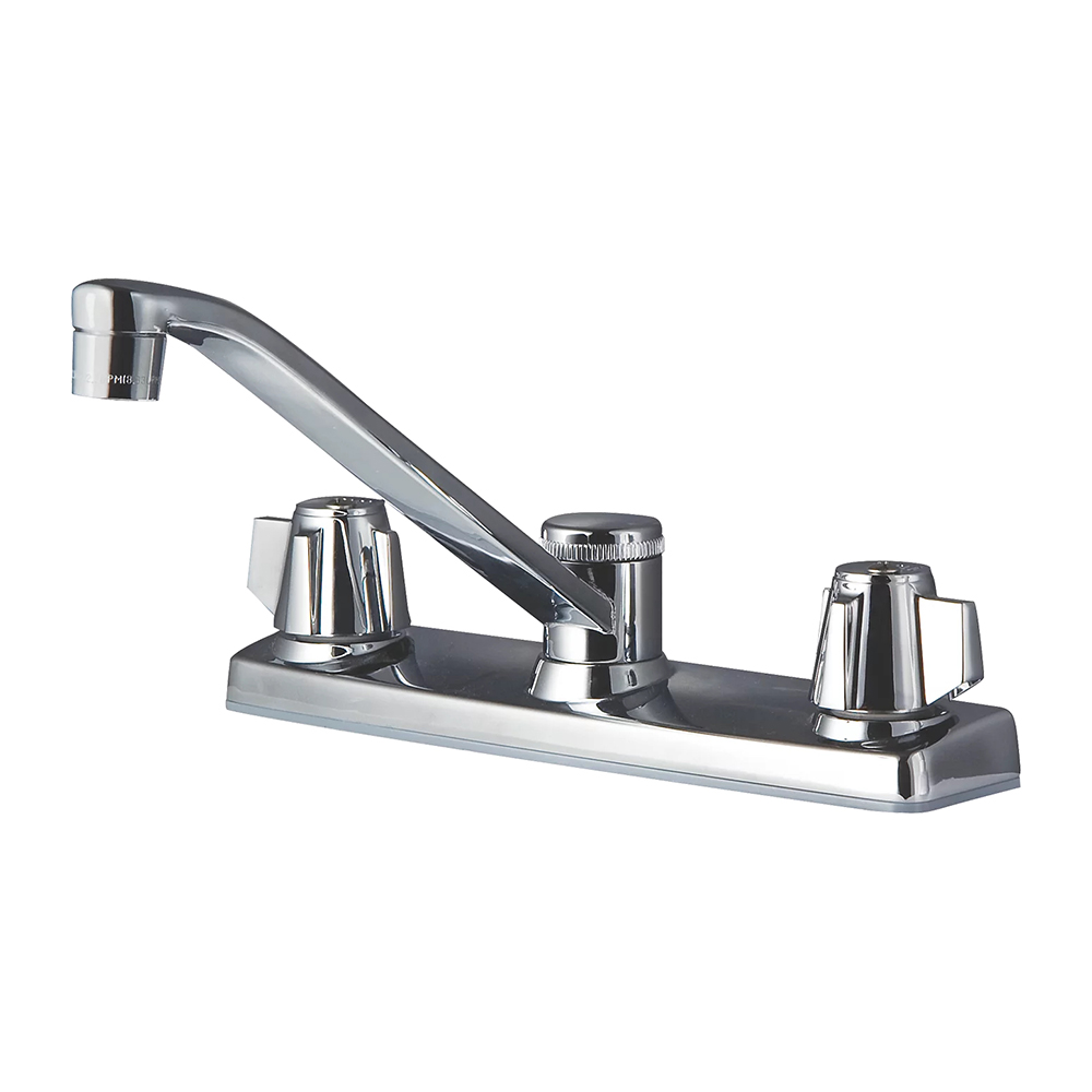 [P0607141] Llave De Fregador Doble Classic Pfister. Cromo Pulido. Pulido