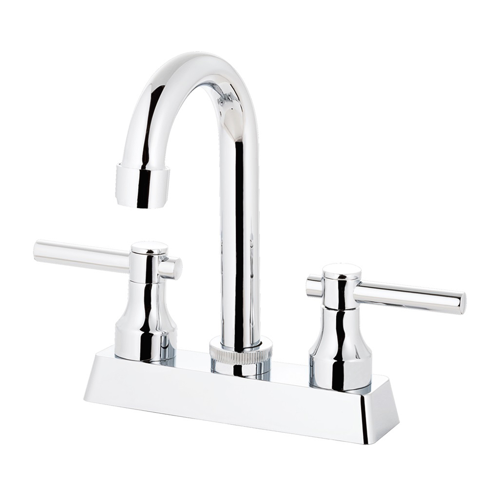 [P0607152] Llave De Lavamano Doble 4 Pfister. Cromo Pulido.