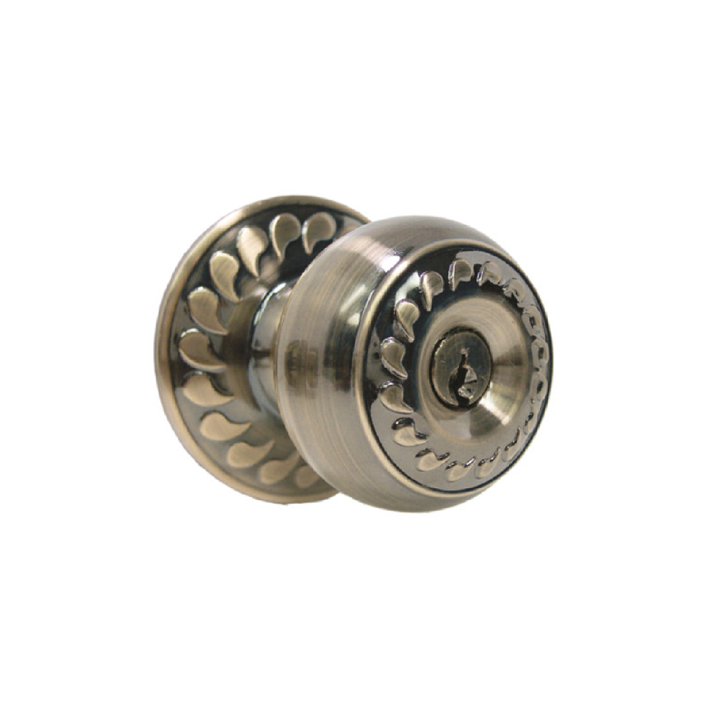 [C171260] Cerradura Con Llave Ab Roma. Bronceado. 2-3/8