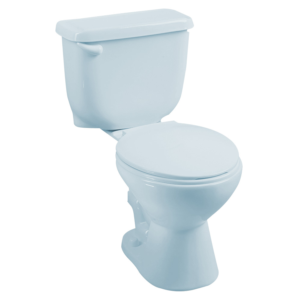 [P14951] Inodoro Celeste Con Asiento/ferret. Tanque. Celeste. 68 X 44. 1 74. 3 Cm
