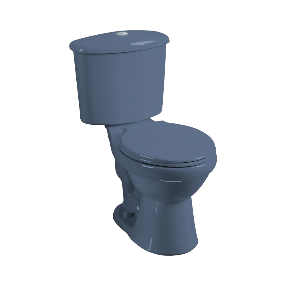 [P14954] Inodoro Azul Galaxie Con Asiento/ferret. Tanque. Galaxie. 70x42. 4x74. 4cm