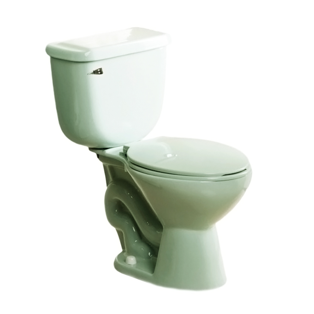 [P14961] Inodoro Verde Con Asiento/ferret. Tanque. Verde. 68 X 44. 1 74. 3 Cm