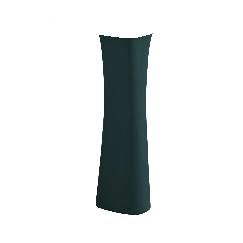 [P14967] Pedestal Verde Teal Para Lavamano. Teal. 13 X 63. 5 Cm