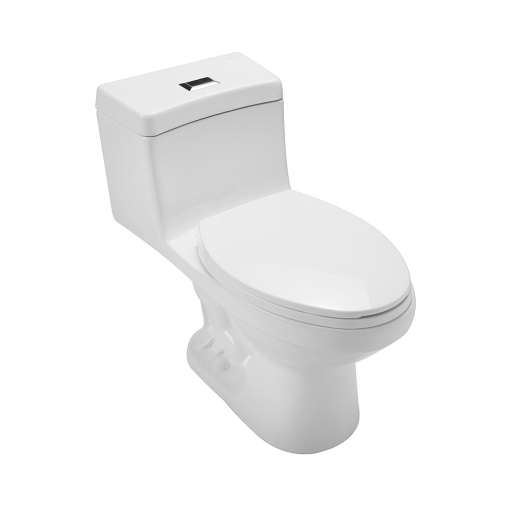[P14974] Inodoro One-piece Oasis Blanco Elongado. Blanco. 75 X 38. 2 64. 8 Cm