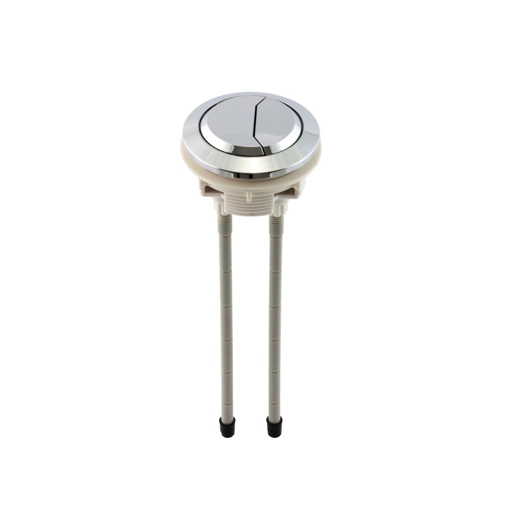[P28703] Boton De Doble Descarga Ajustable Fluidm. Cromo. 58 Mm