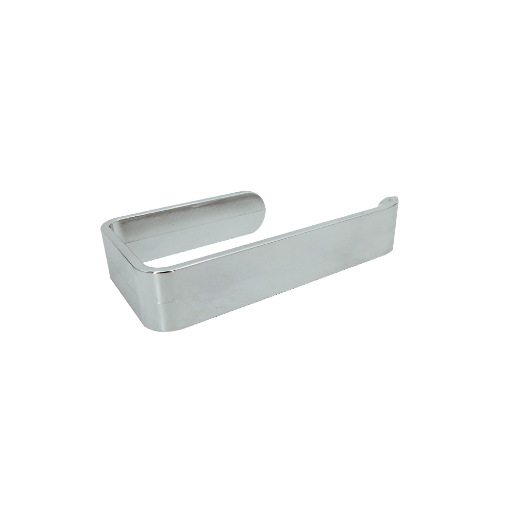 [P44245S] Dispensador Papel Plateado Con Adhesivo Aquina. Blanco